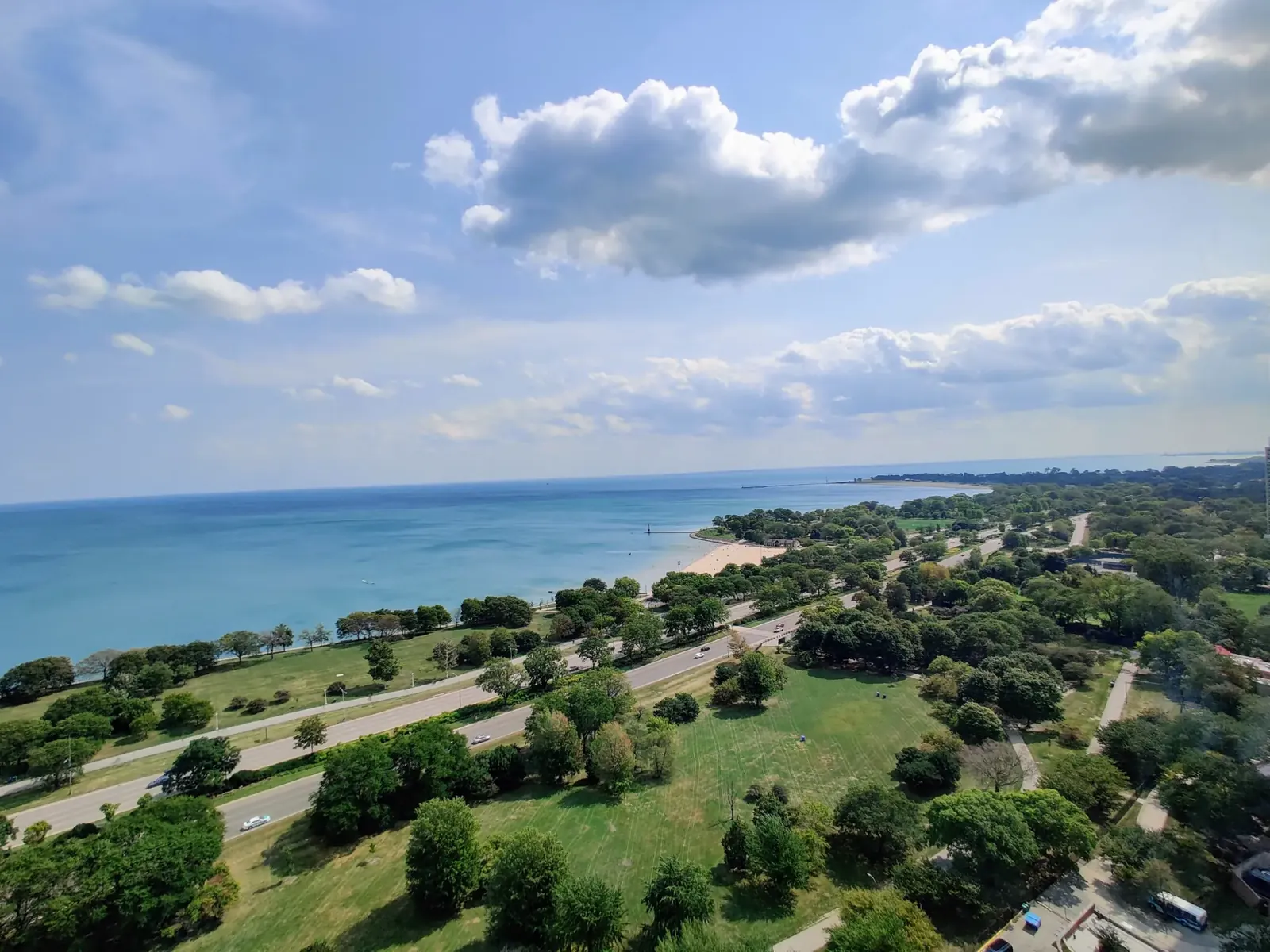 Chicago lakefront panorama